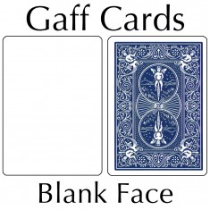 Bicycle Cards - Blank Face, Blue Back